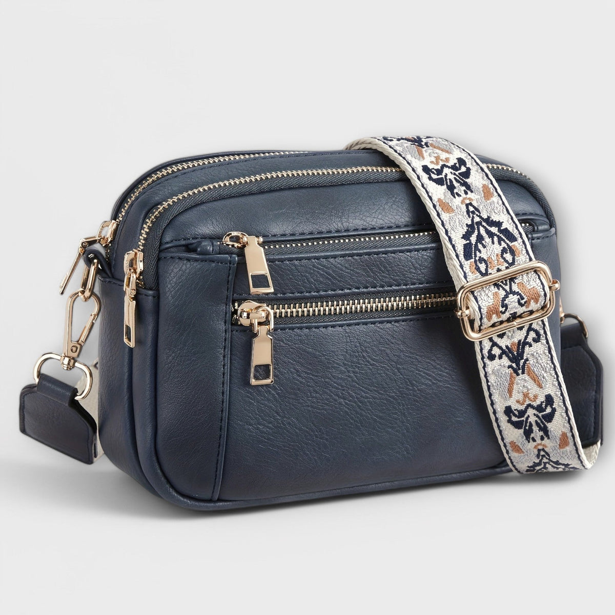Elegantní Crossbody Taška z Veganské Kůže