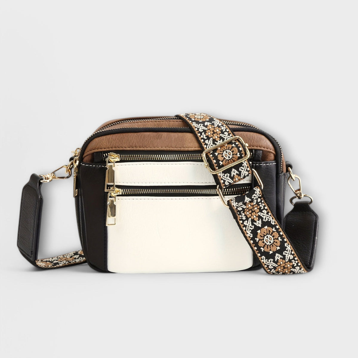 Elegantní Crossbody Taška z Veganské Kůže