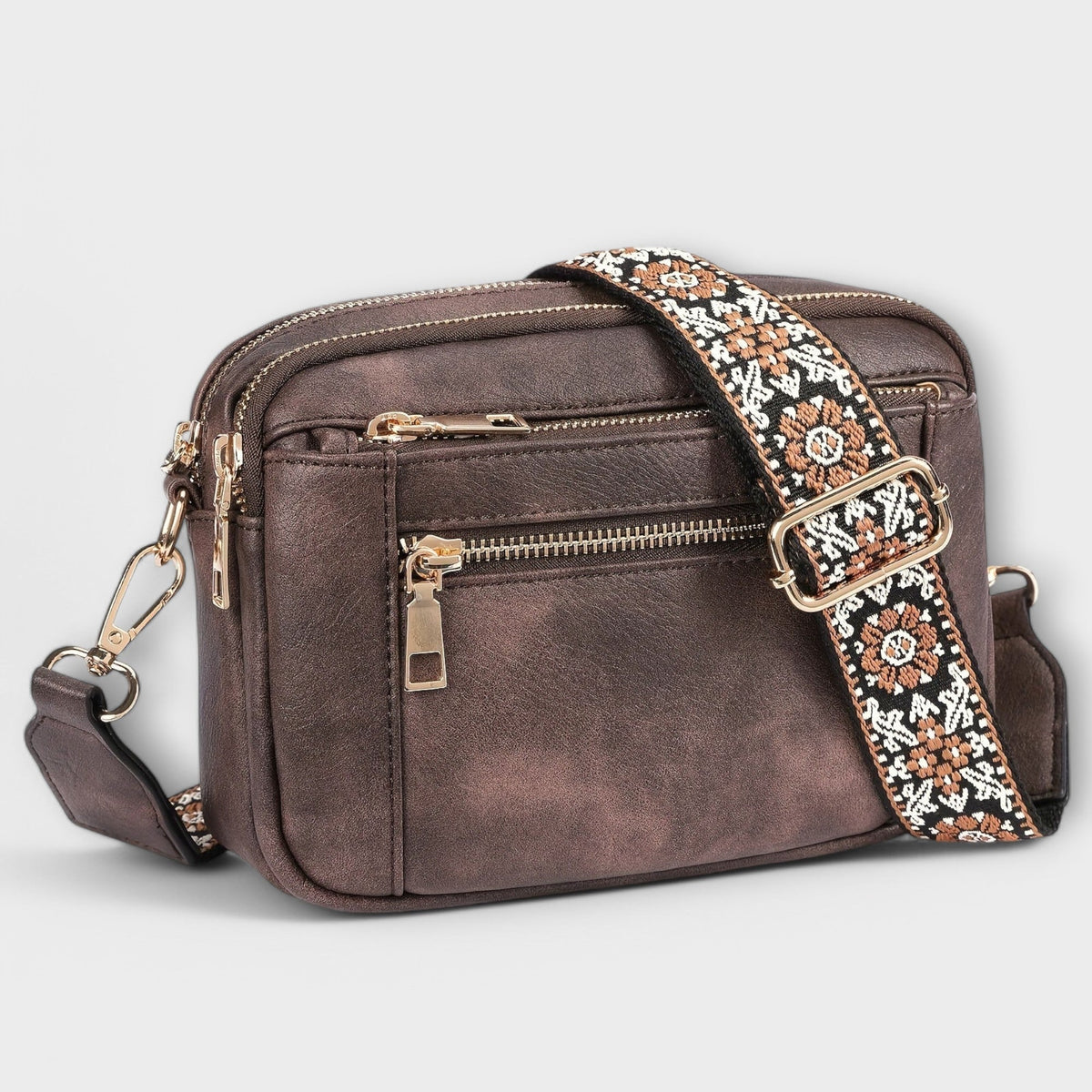 Elegantní Crossbody Taška z Veganské Kůže